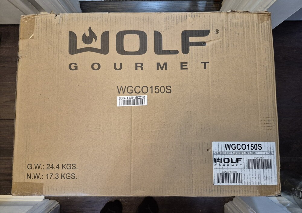 SEALED Wolf Gourmet Digital Countertop Elite Convection Toaster Oven WGCO150S